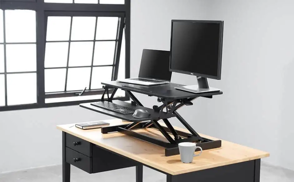 DIY Best Standing Desk Converter 2020 with RGB