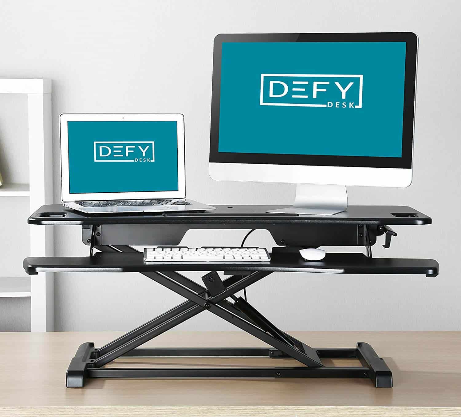 Defy desk converter for tall people. 