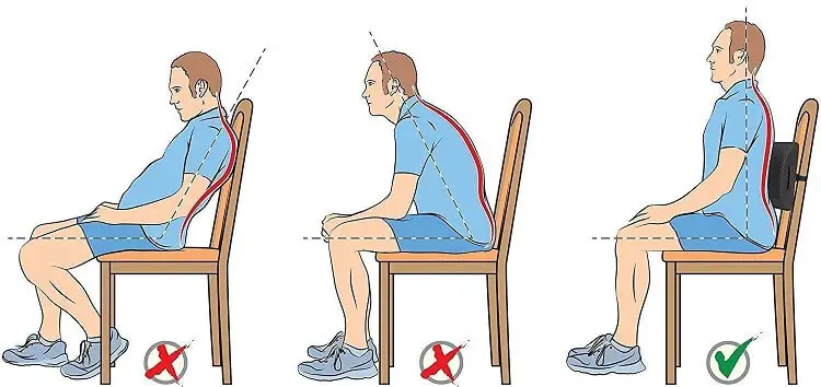 Help your back in every type of chair. 