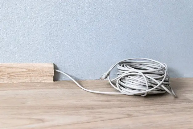 Base boards can hide cords.