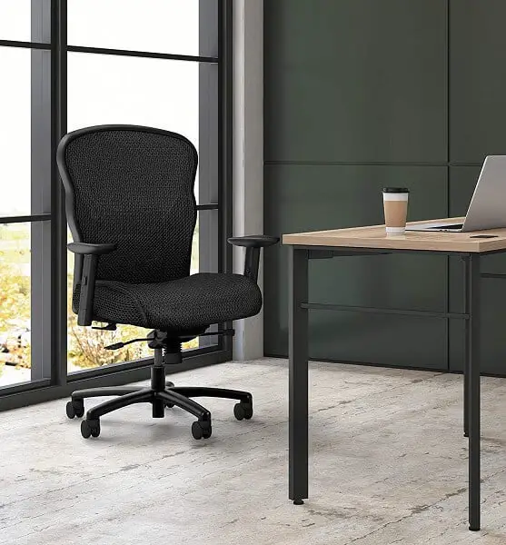 Big and tall at the office? Pick up a big and tall chair.