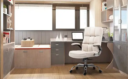 Stylish chair in a modern office