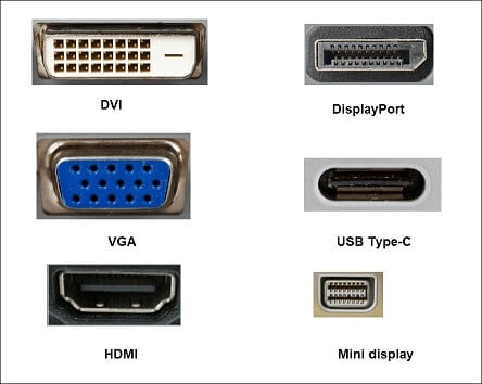 Different Types of Connections for Monitors Explained - Office Solution Pro