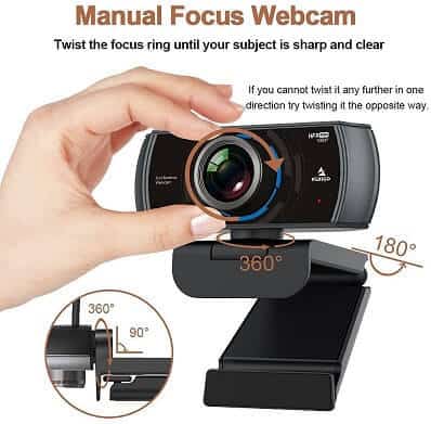 Manual focus webcam can be why your webcam is blurry
