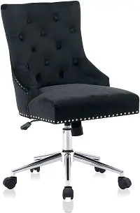 Velvet office chair