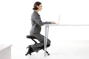 tip on how to sit on a kneeling chair